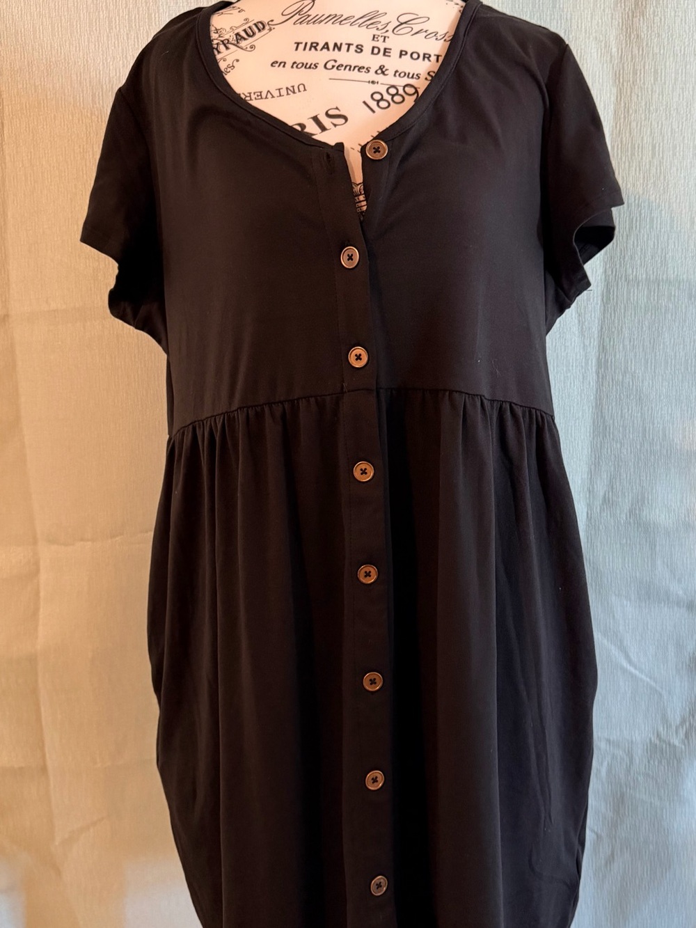 Lularoe BLACK Heidi Babydoll Dress